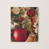 Kerstbal Rode Legpuzzel (Verticaal)