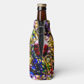 Kerstbal rood flesjeskoeler (Fles Achterkant)