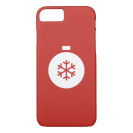 Kerstbal Rood iPhone 8/7 Hoesje