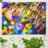 Kerstbal rood theedoek (Gevouwen)