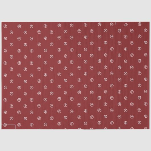 Kerstbal Tissue Papier- Tissuepapier (Voorkant)