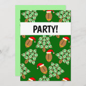 Kerstbal uitnodiging (Voorkant / Achterkant)