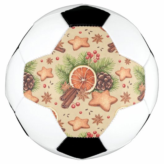 Kerstbal Voetbal (Voorkant)