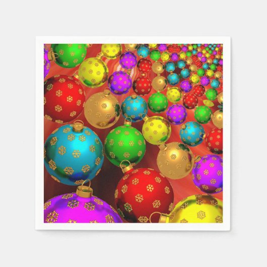 Kerstbalfeest Servet (Voorkant)