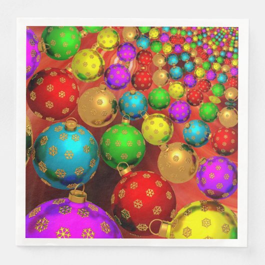 Kerstbalfeest Servet (Voorkant)