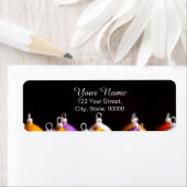 kerstballen 3D Art Return Address Labels (Insitu)