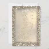 Kerstballen Cadeaus glitter kerst Kaart (Achterkant)