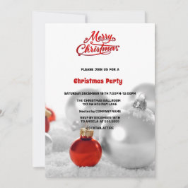 Kerstballen Cadeaus zilveren kerstfeest Kaart