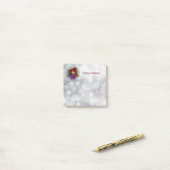 Kerstballen en kaarsen post-it® notes (Op bureau)