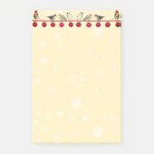 kerstballen en karolvogels post-it® notes (Voorkant)