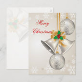 Kerstballen en Ornamenten Briefkaart (Voorkant / Achterkant)