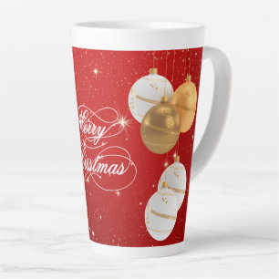 kerstballen latte mok