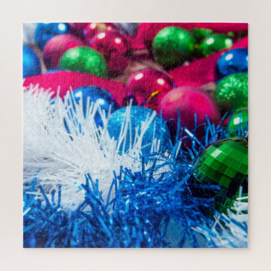 kerstballen legpuzzel (Verticaal)