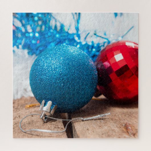 kerstballen legpuzzel (Verticaal)
