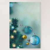 Kerstballen puzzel legpuzzel (Verticaal)