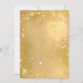 kerstballen Snowflake Pine Cones kerst Kaart (Achterkant)