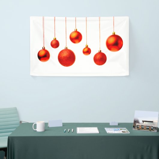 kerstballen spandoek (Beurs)