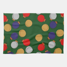 kerstballen theedoek