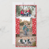 Kerstballetfotokaart Feestdagenkaart (Achterkant)