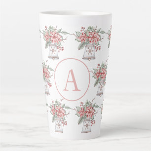 kerstbalpatroon latte mok