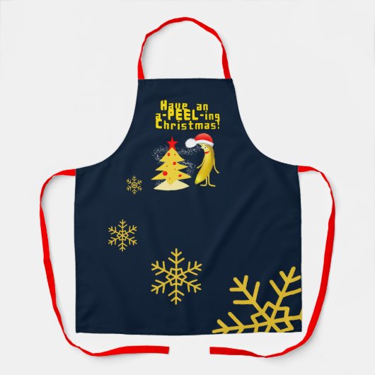 Kerstbanan Schort (Voorkant)