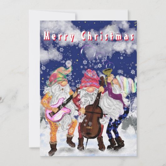 kerstband - Happy Song - Fun - Tekening (Voorkant)