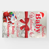 kerstbanner Baby shower Spandoek (Horizontaal)