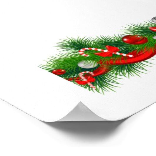 kerstbanner poster (Hoek)