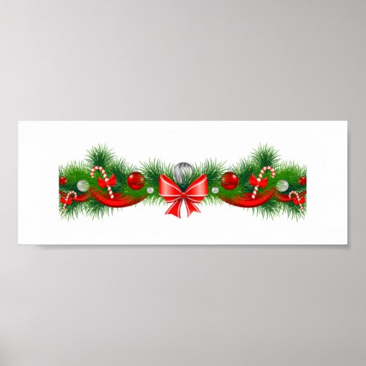 kerstbanner poster (Voorkant)
