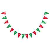 kerstbanner vlaggetjes (Alle)