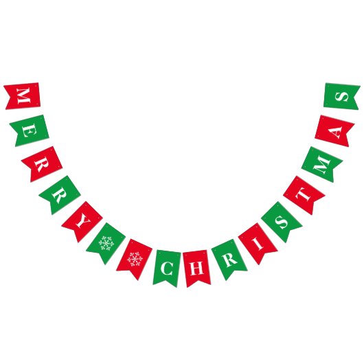 kerstbanner vlaggetjes (Alle)