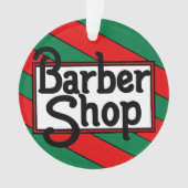 KerstBarbershop Ornament (voorkant)