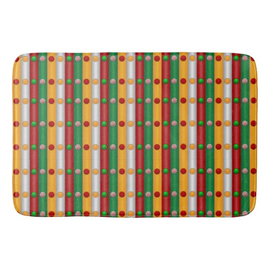 Kerstbars Badmat (Voorkant)