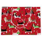kerstbasset Hond Groot Cadeauzakje (Voorkant)