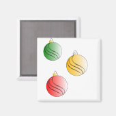 KerstBaubals Magneet (Voorkant / Achterkant)