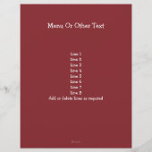 KerstBaubles Flyer (Achterkant)