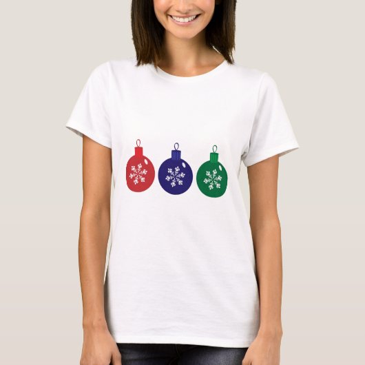 KerstBaubles T-shirt (Voorkant)