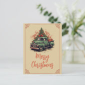 kerstbedekking briefkaart (Staand voorkant)