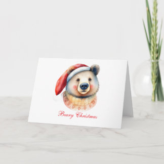 Kerstbeer Beary Bedankkaart