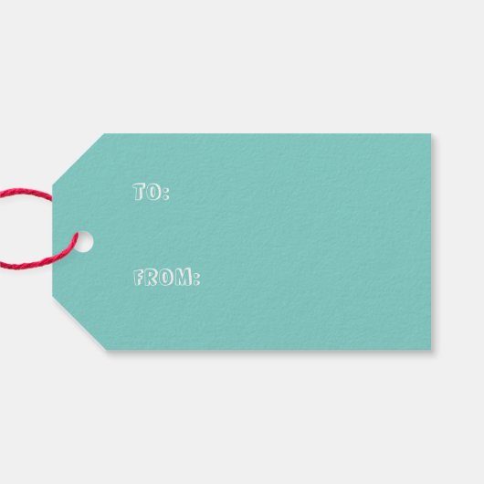 kerstBeer Cadeaulabel (Achterkant Horizontaal)