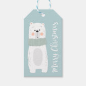 kerstBeer Cadeaulabel (Voorkant)