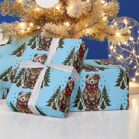 kerstBeer Cadeaupapier (Feestdagen)