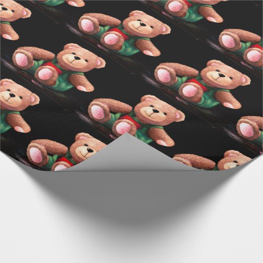 kerstBeer Cadeaupapier (Hoek)