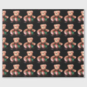 kerstBeer Cadeaupapier (Vlak)