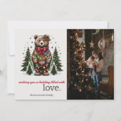 kerstBeer Feestdagenkaart (Voorkant)