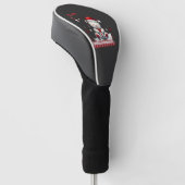 Kerstbeer Kerstmis (4) Golfheadcover (Schuin)