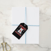 Kerstbeer Kerstmis (5) Cadeaulabel (Met Touw)