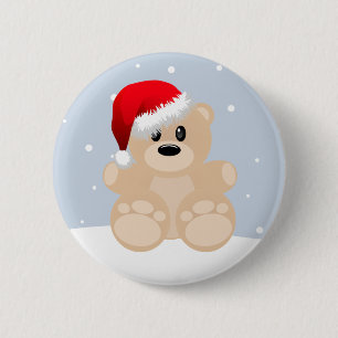 kerstBeer Ronde Button 5,7 Cm