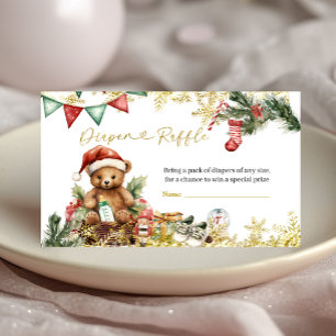 Kerstbeer Sinterklaas Jongensluier Raffle Informatiekaartje