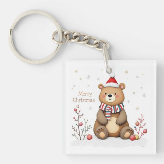 Kerstbeer Sleutelhanger (voorkant)